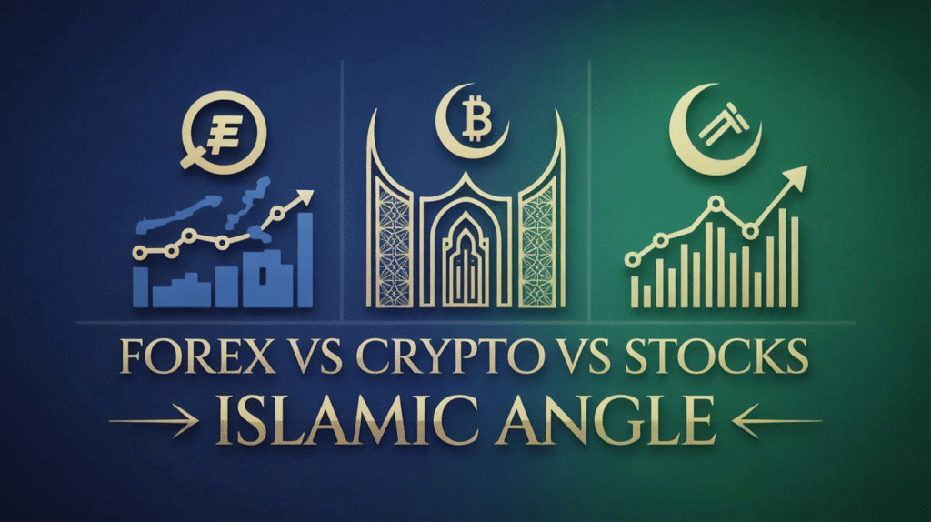 Forex vs Crypto vs Stocks – Islamic Angle